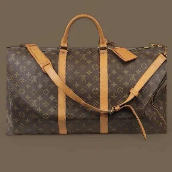 💫 LV Bandouliere 55 W/COA, LV Strap, LV Dust Bag & Luggage Tag! - Picture 11 of 16